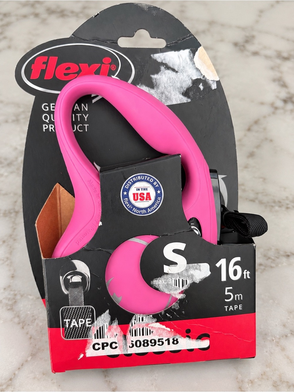 New Flexi Classic Retractable Tape Dog Leash – Pink – Small